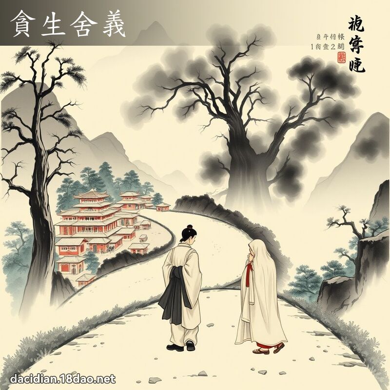 贪生舍义 配图