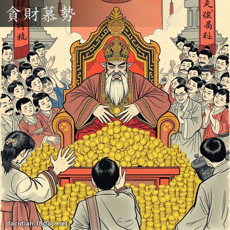 贪财慕势 配图