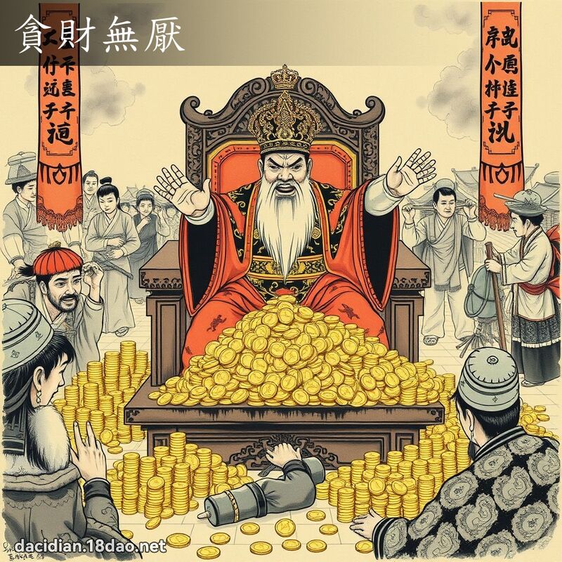 贪财无厌 配图
