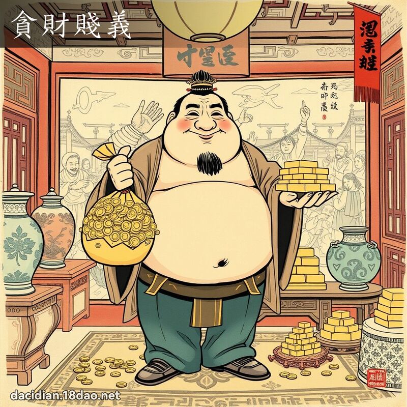 貪財賤義 配图