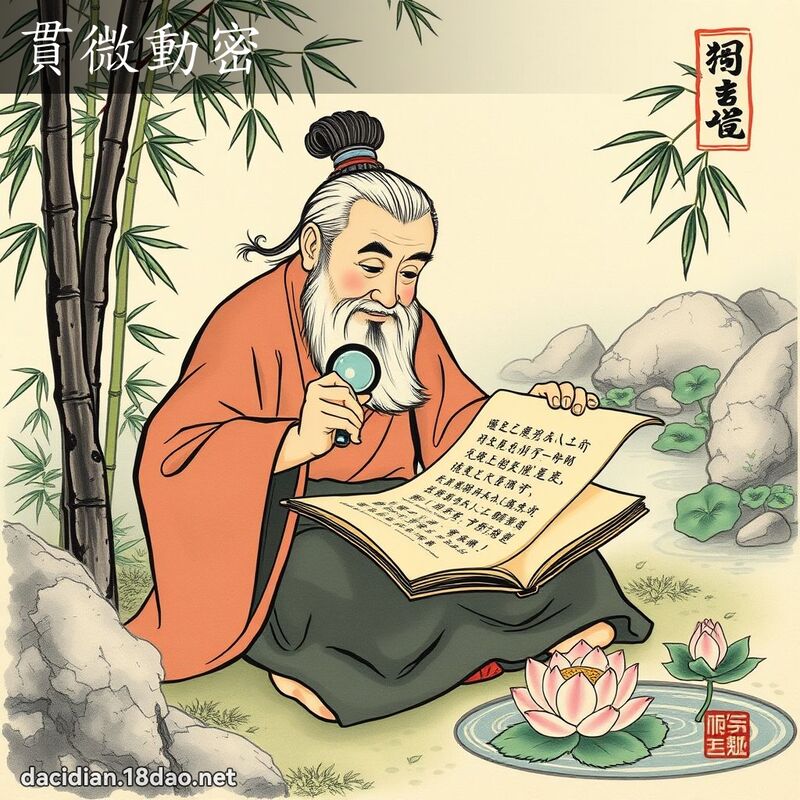 貫微動密 配图