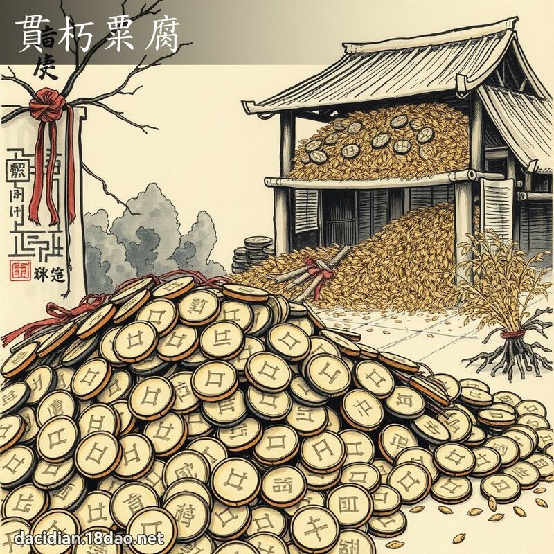 貫朽粟腐 配图