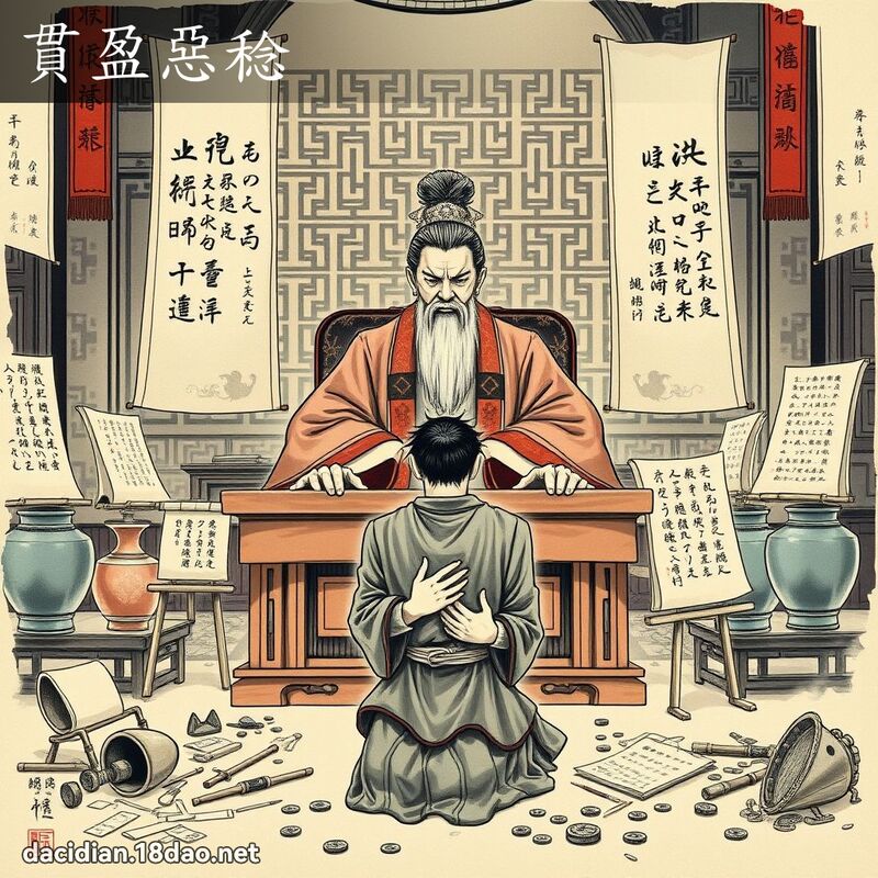 貫盈惡稔 配图