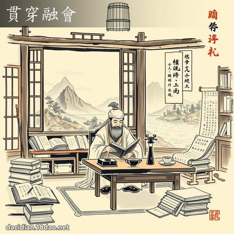 貫穿融會 配图