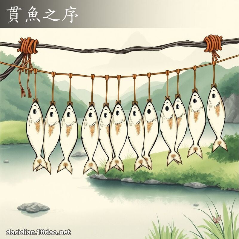 貫魚之序 配图