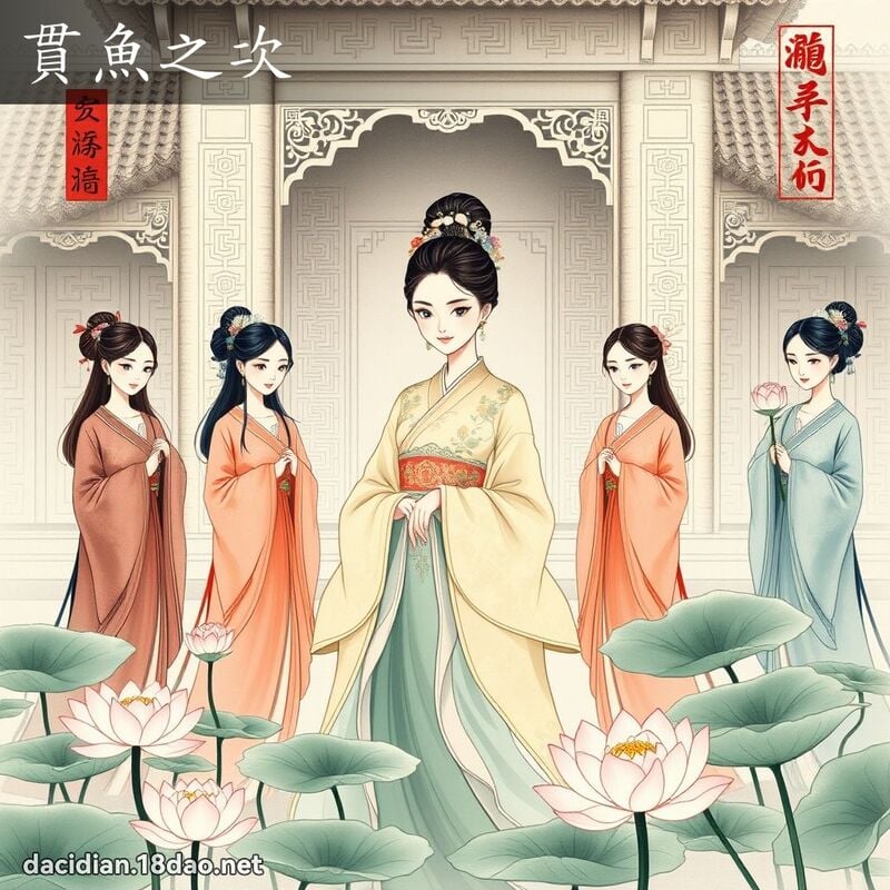 貫魚之次 配图