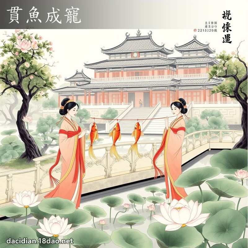 貫魚成寵 配图