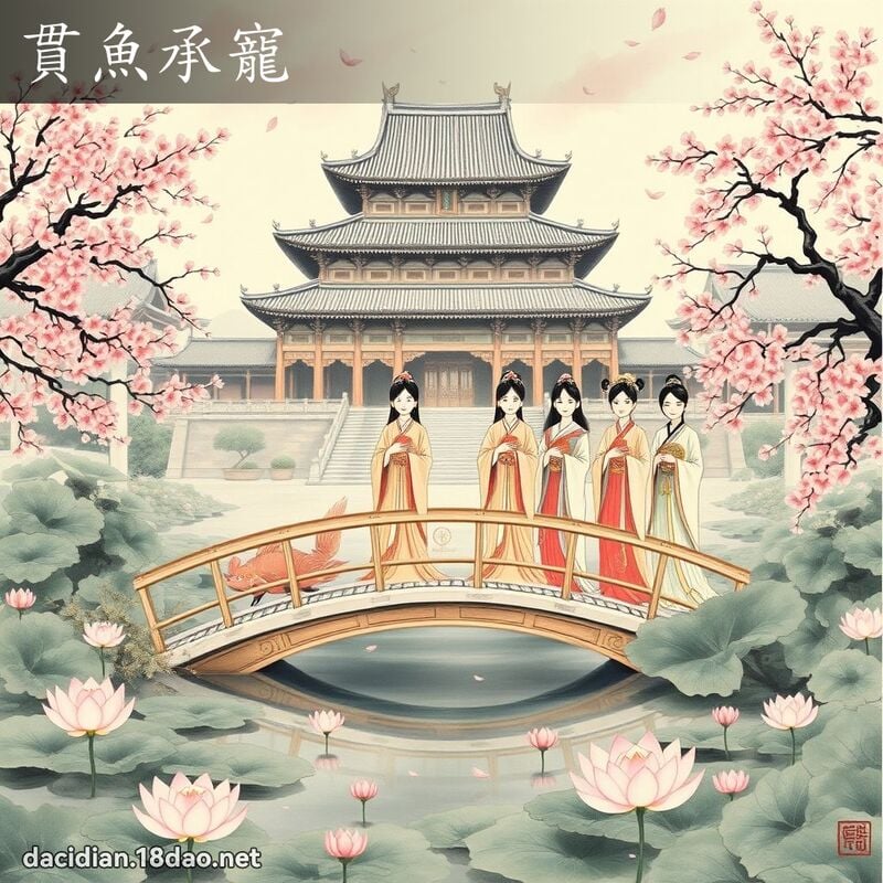 貫魚承寵 配图