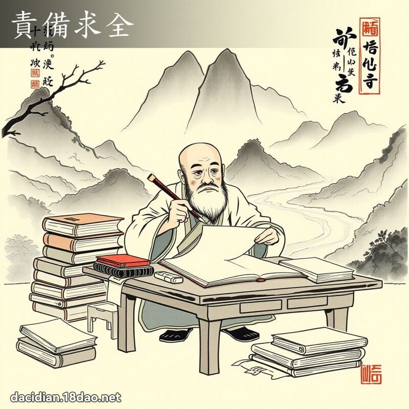 責備求全 配图