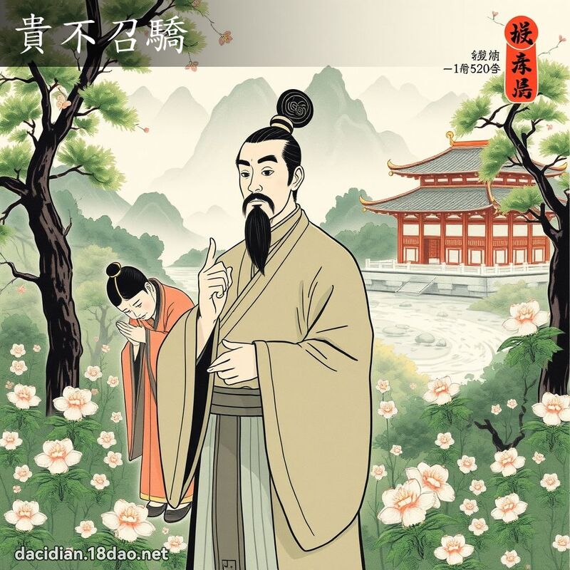 貴不召驕 配图