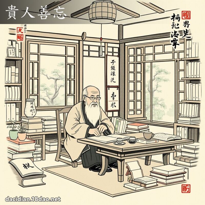 貴人善忘 配图