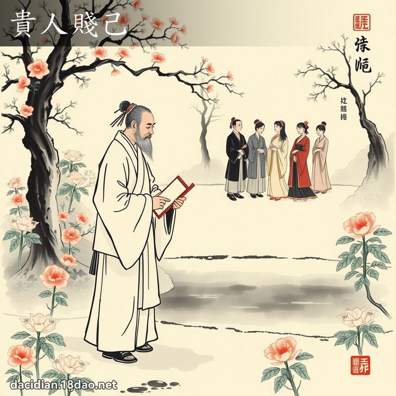 貴人賤己 配图