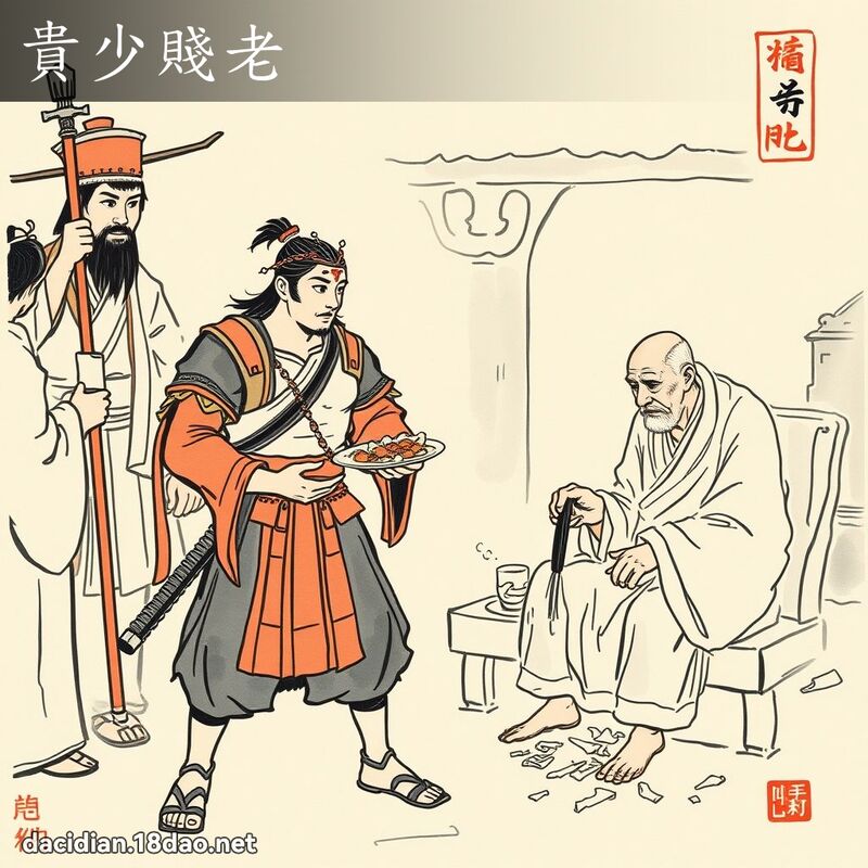 貴少賤老 配图