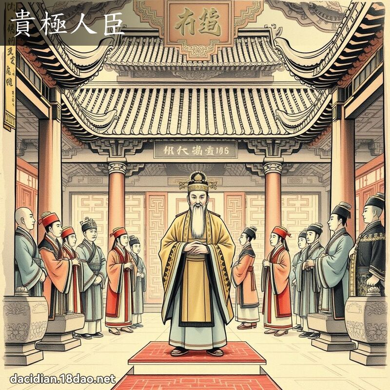 貴極人臣 配图