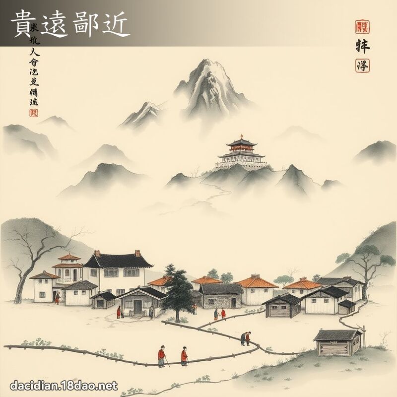 貴遠鄙近 配图