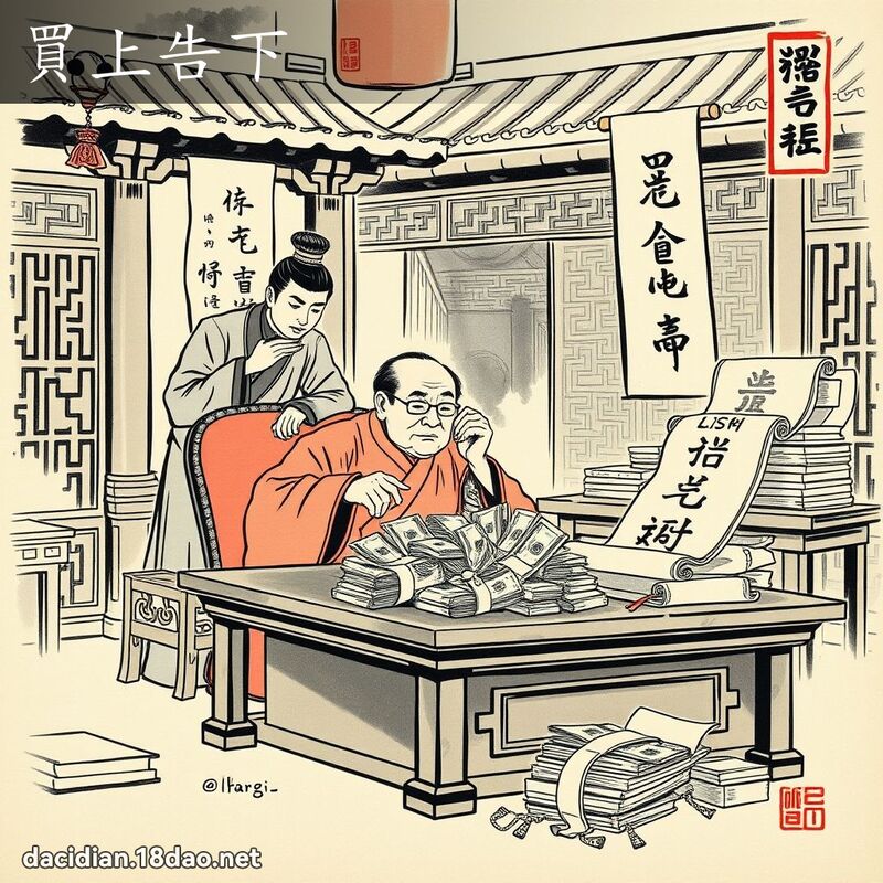 買上告下 配图