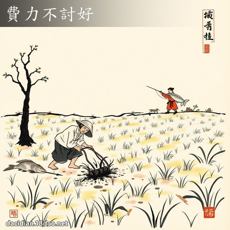 费力不討好 配图