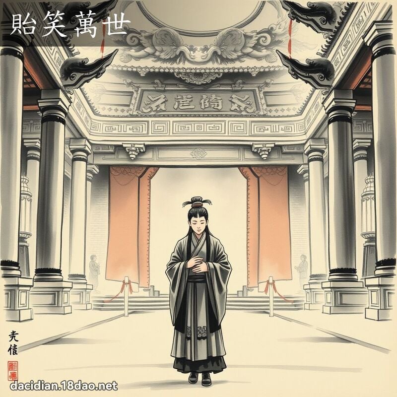 貽笑万世 配图