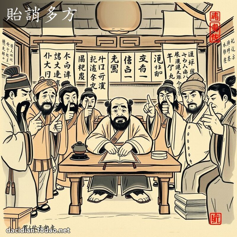 貽誚多方 配图