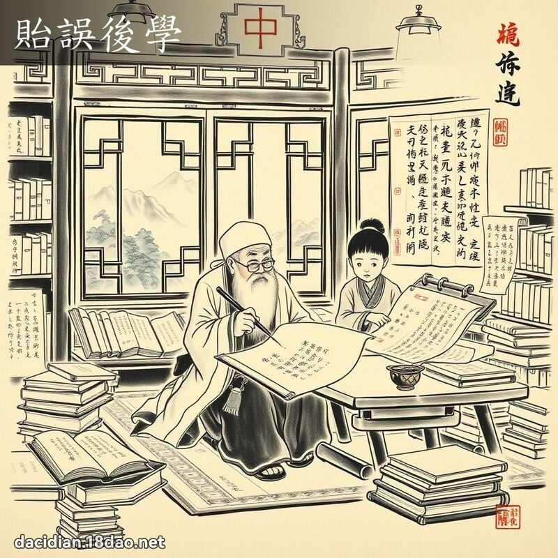 貽误后学 配图
