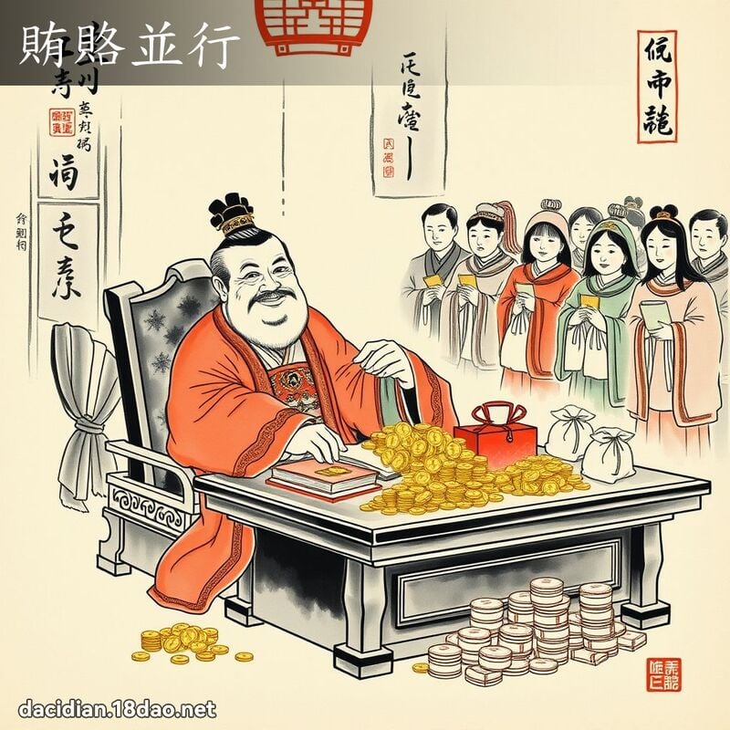 贿赂並行 配图