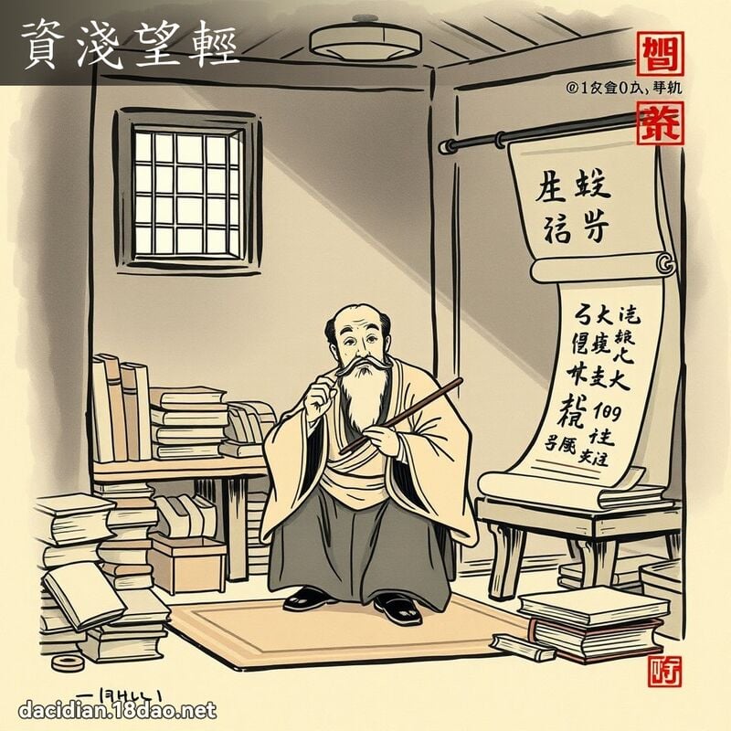 资浅望轻 配图