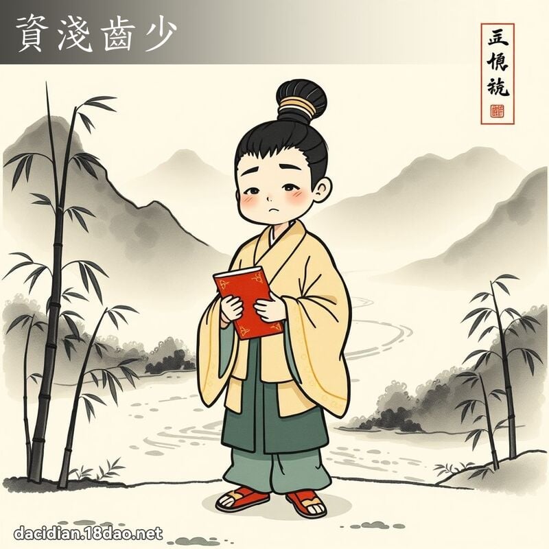 资浅齿少 配图