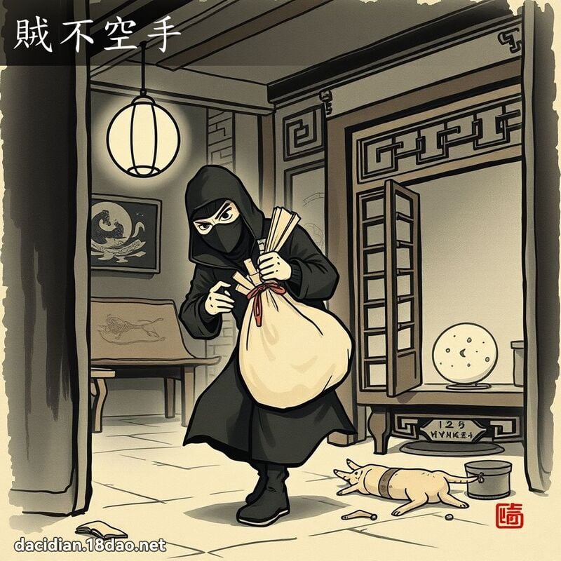 贼不空手 配图
