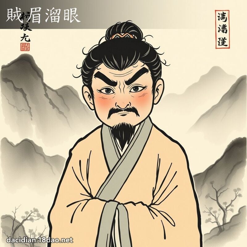 贼眉溜眼 配图