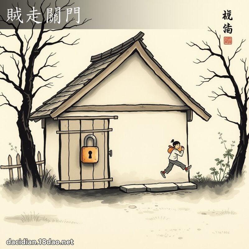 贼走关门 配图