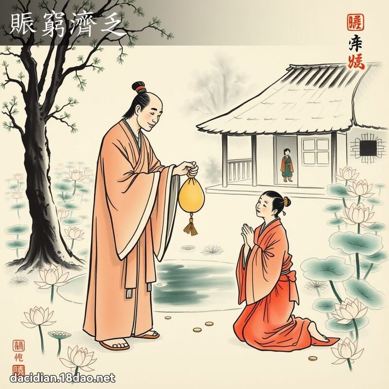 賑穷济乏 配图