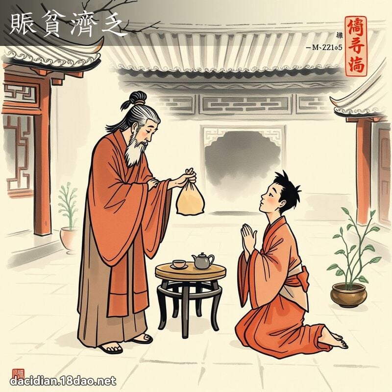 賑贫济乏 配图