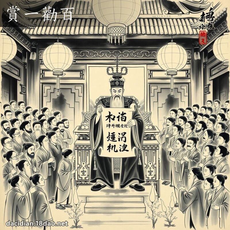 赏一劝百 配图