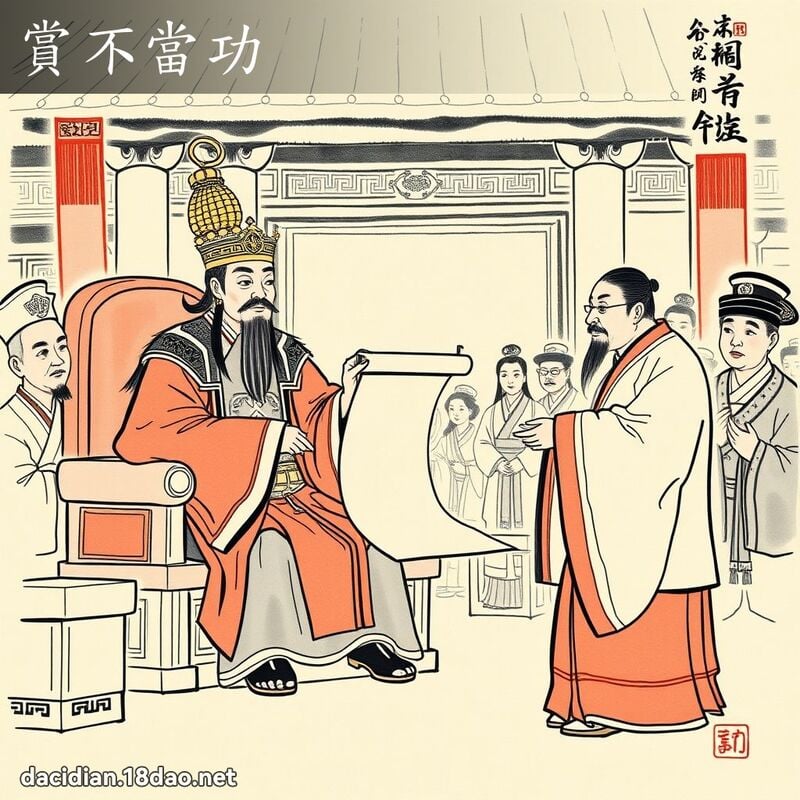 赏不当功 配图