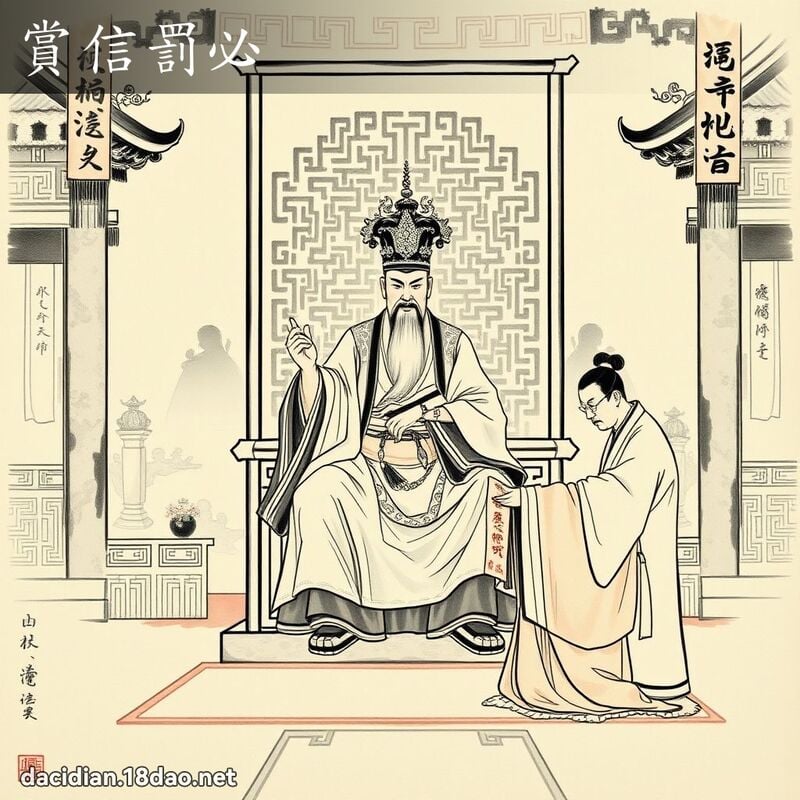 赏信罚必 配图