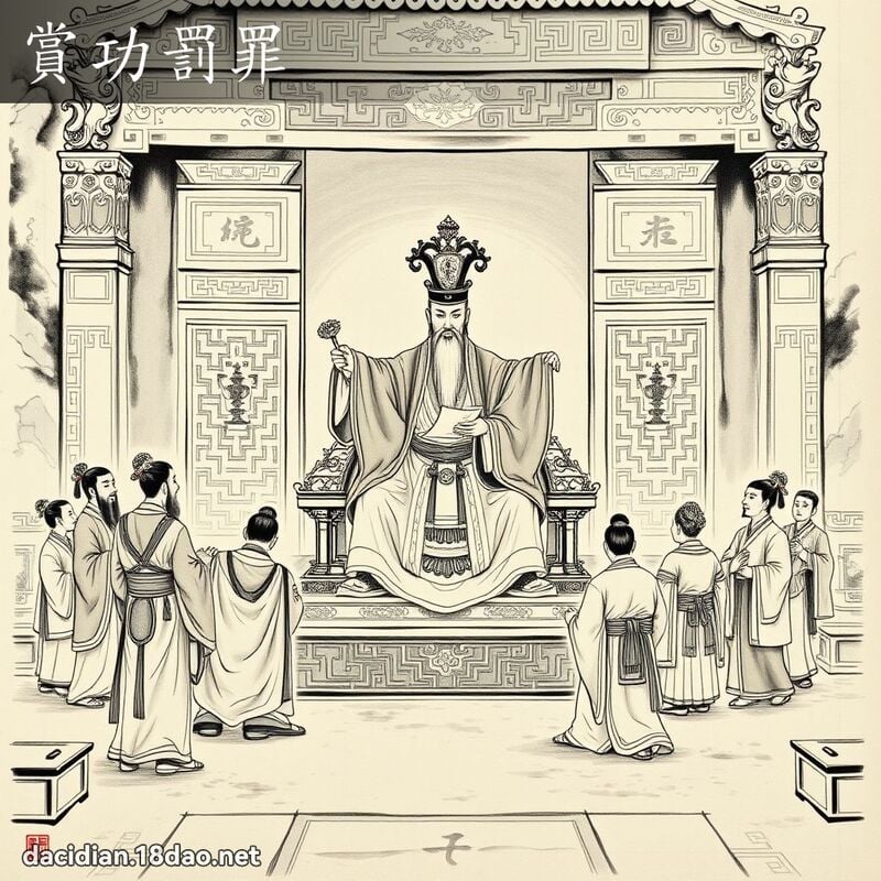 赏功罚罪 配图