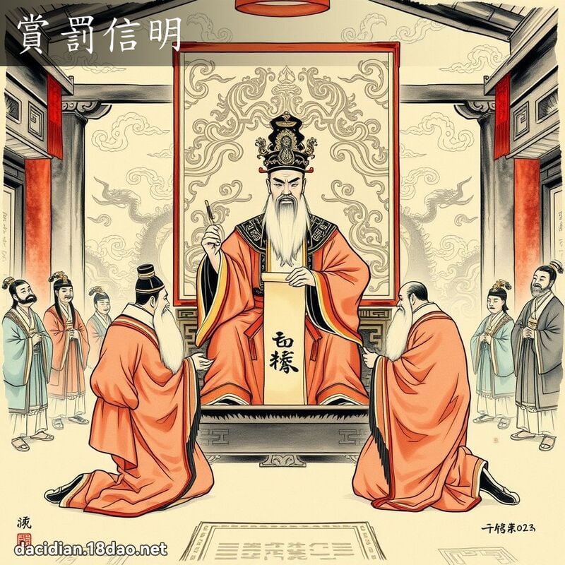 赏罚信明 配图