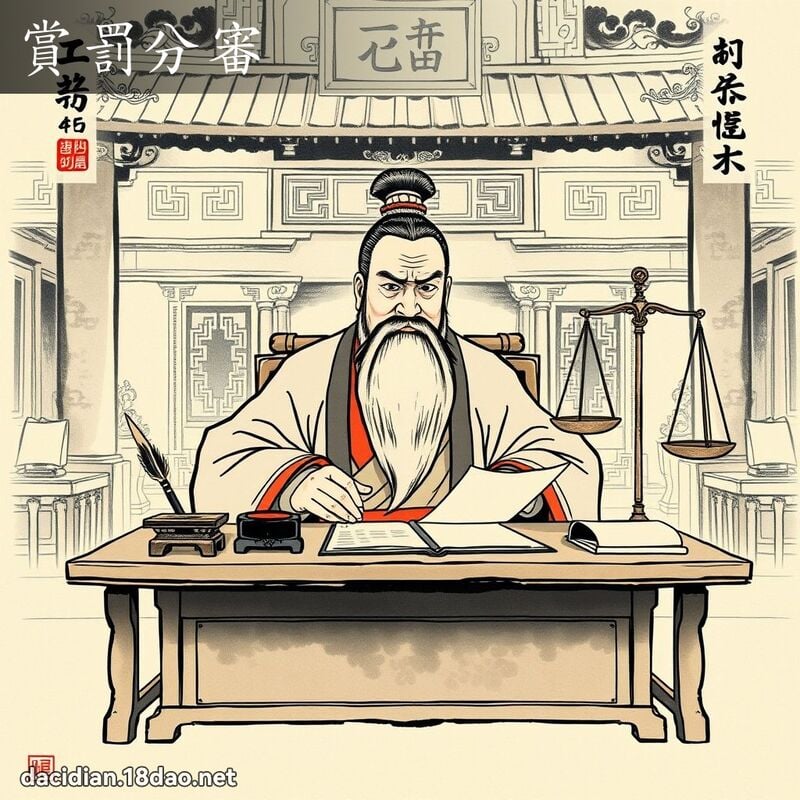 赏罚分审 配图