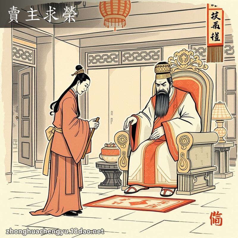 卖主求荣 - 中华成语配图
