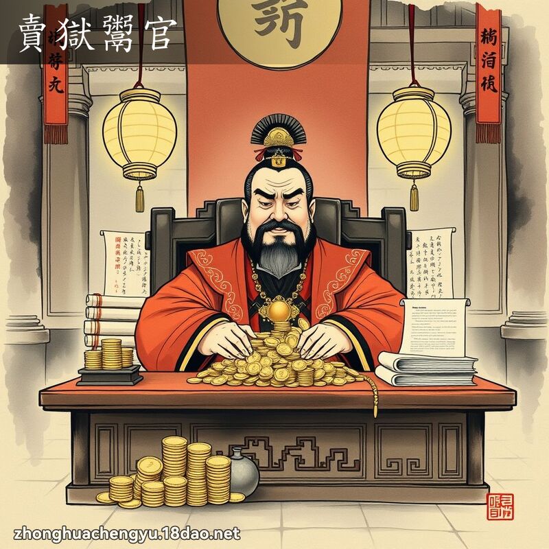 卖狱鬻官 - 中华成语配图