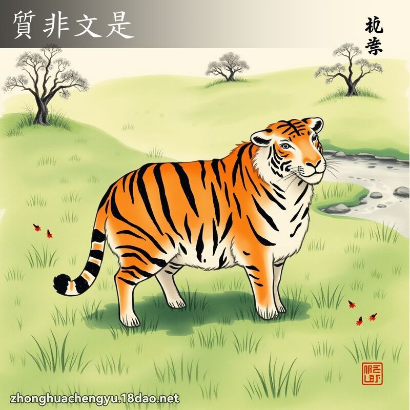 質非文是 - 中華成語配圖