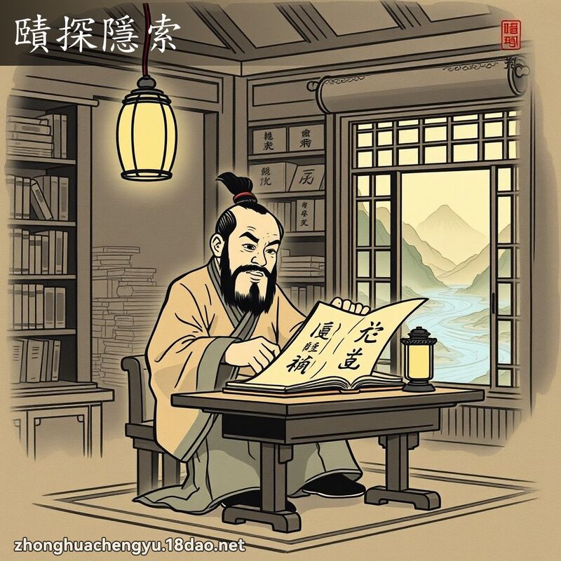 賾探隱索 - 中华成语配图