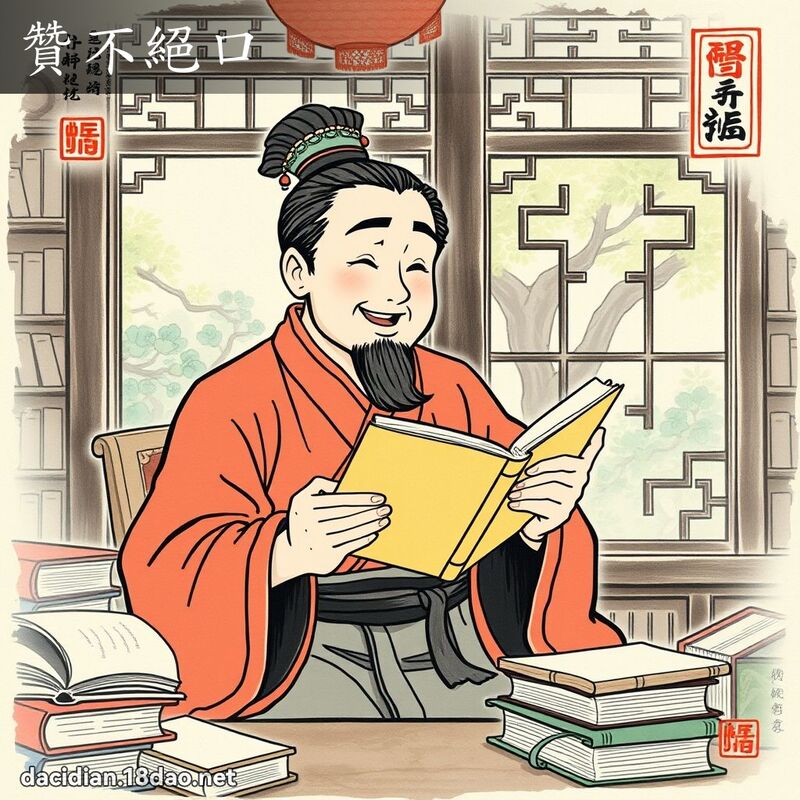 赞不绝口 配图