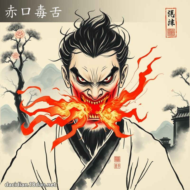 赤口毒舌 配图