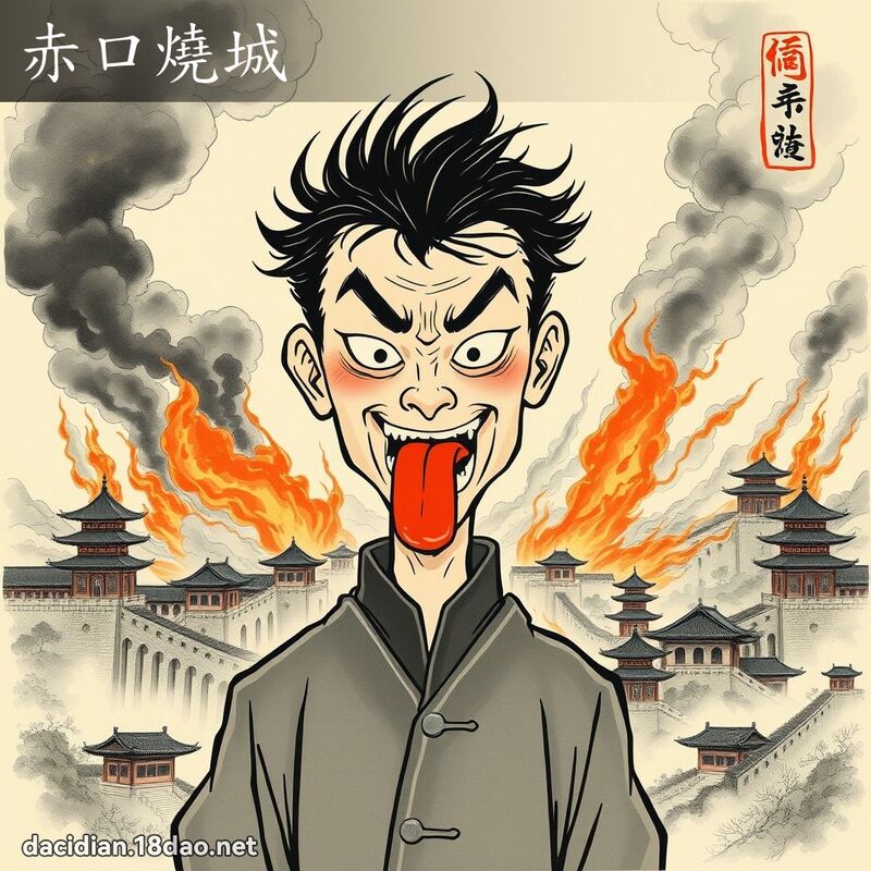 赤口烧城 配图