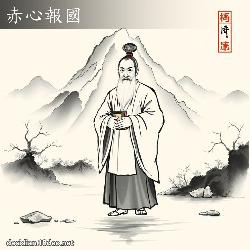 赤心报国 配图