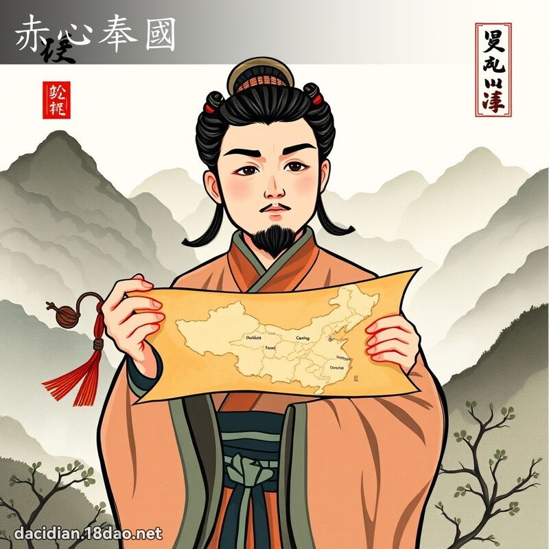 赤心奉国 配图