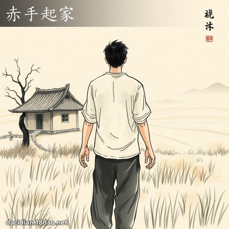 赤手起家 配图