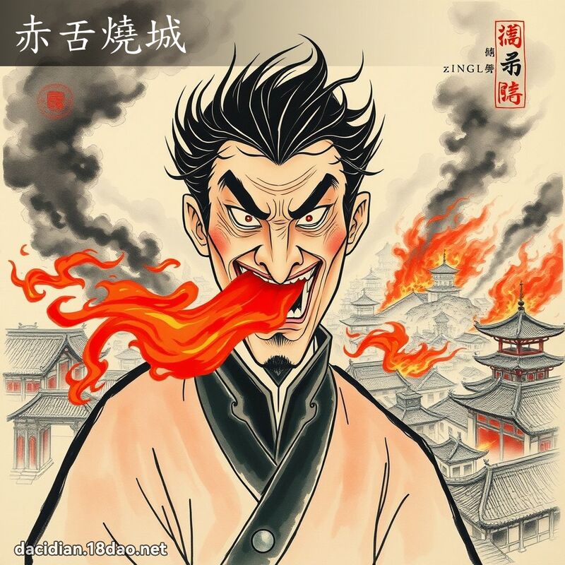 赤舌烧城 配图