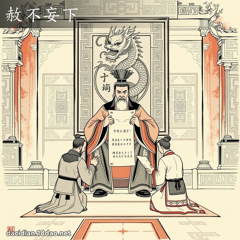 赦不妄下 配图